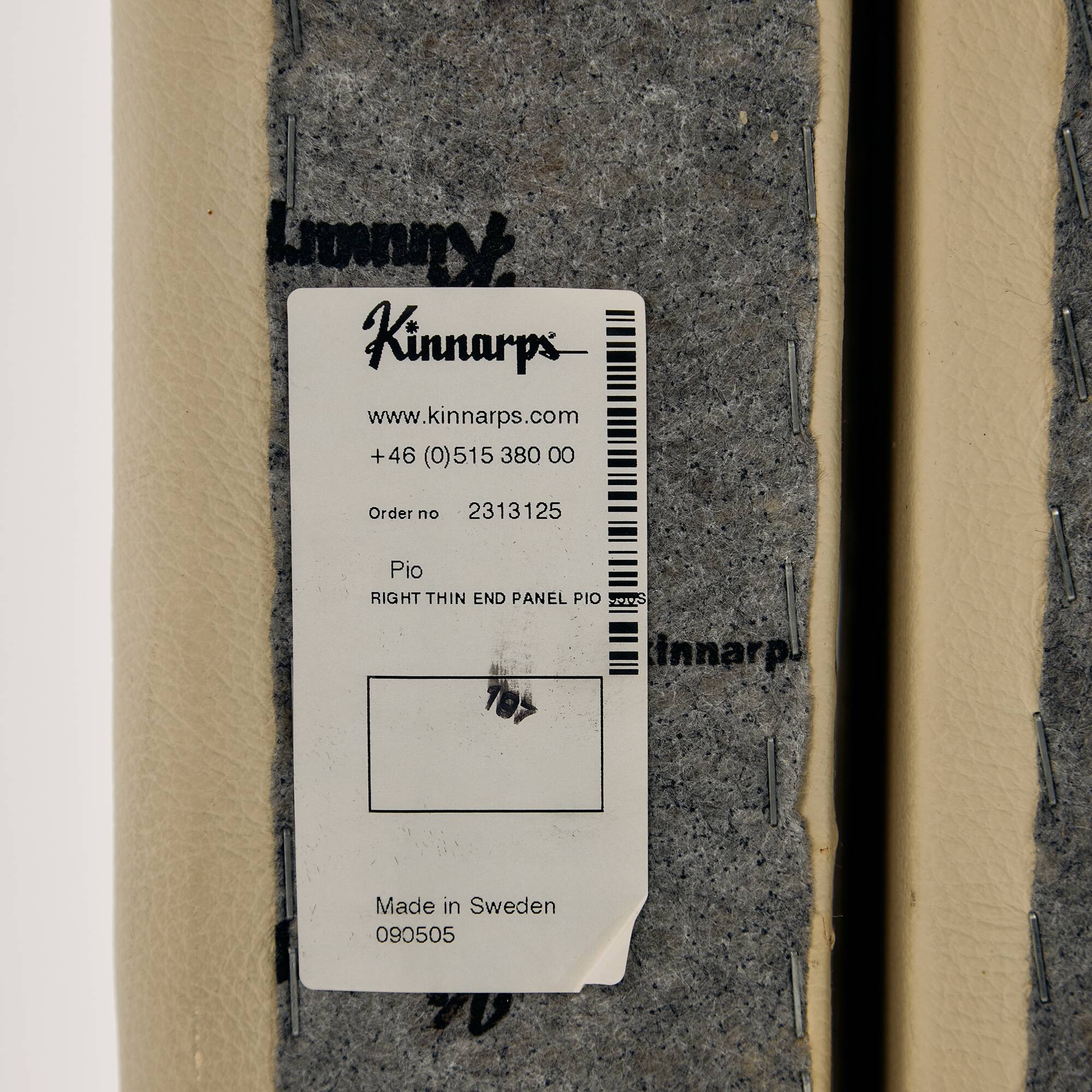 Kinnarps leather armchair
