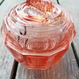 Bonbonnière glass rose
