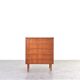 Commode en teck danois des années 1960.