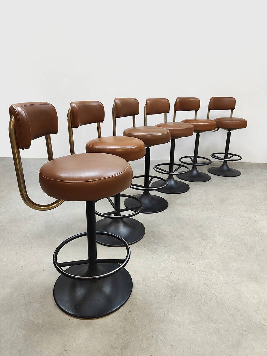 Vintage bar stools by Swedish designer Borje Johanson