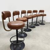 Swedish design bar stools vintage Borje Johanson