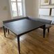 Vente : Table de salle à manger carrée sur mesure + banquette d'angle — lot