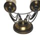 Art Nouveau two-armed wall lamp, Poland, 1970s