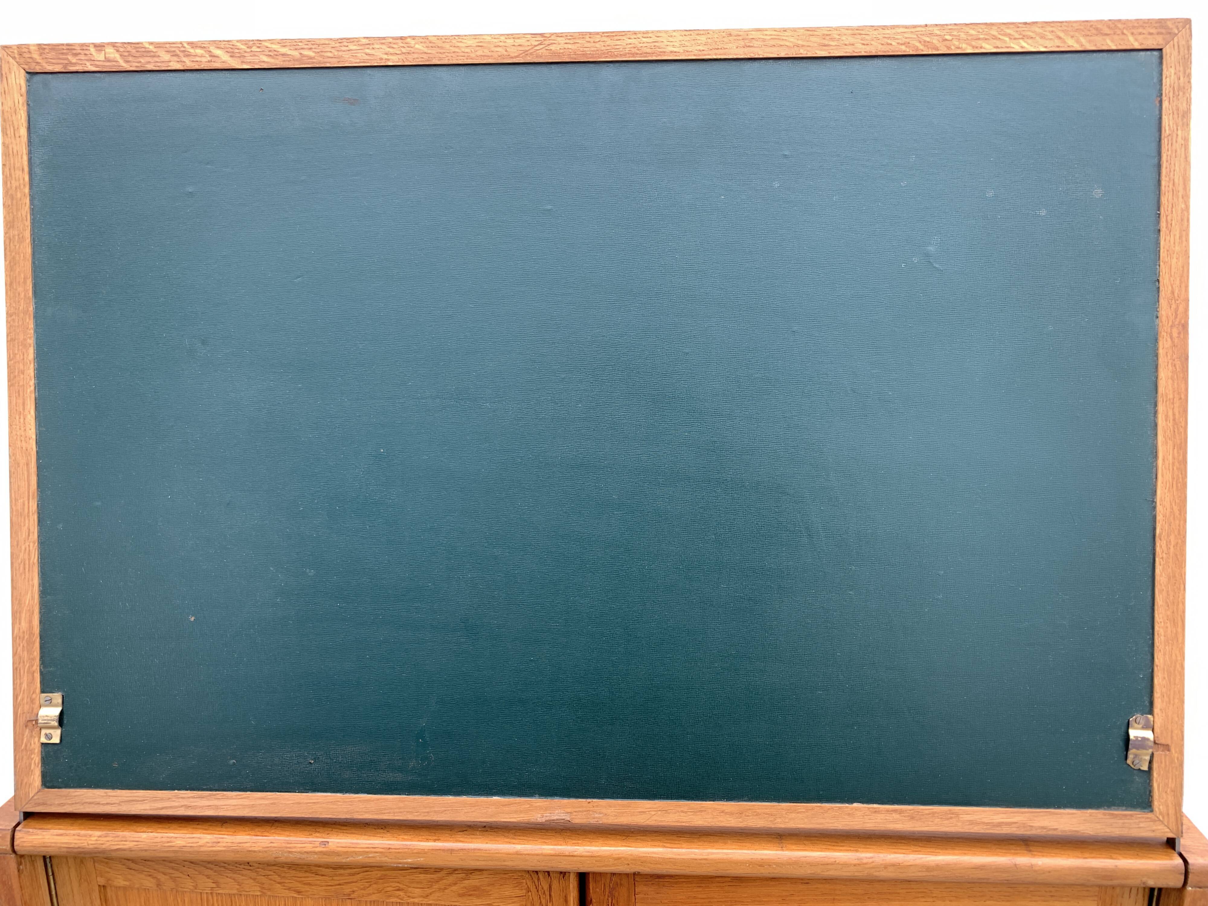 Wooden office or secretary Raclem, 1950