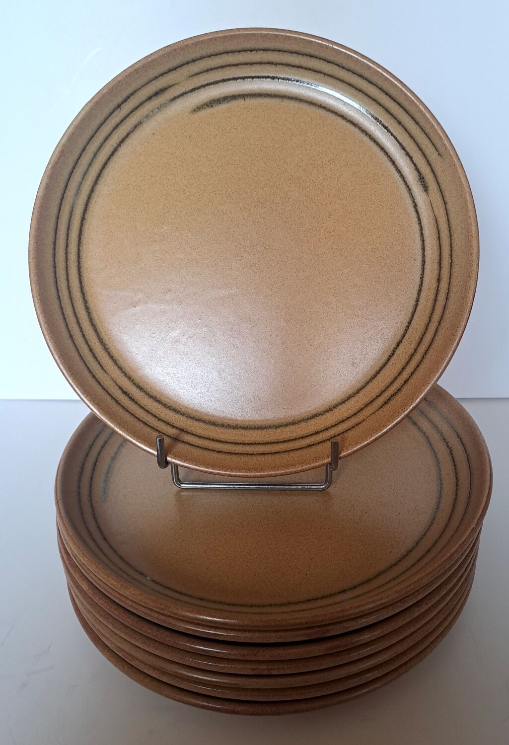 8 flat plates Chaumière Sarreguemines