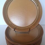 8 flat plates Chaumière Sarreguemines