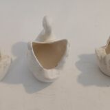 White porcelain swan table planters 1950/1960.