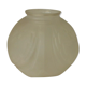 Vase boule en verre compresse France art deco