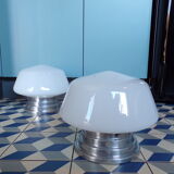 Pair of art deco ceiling lights