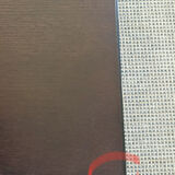 Large wooden and metal design coffee table