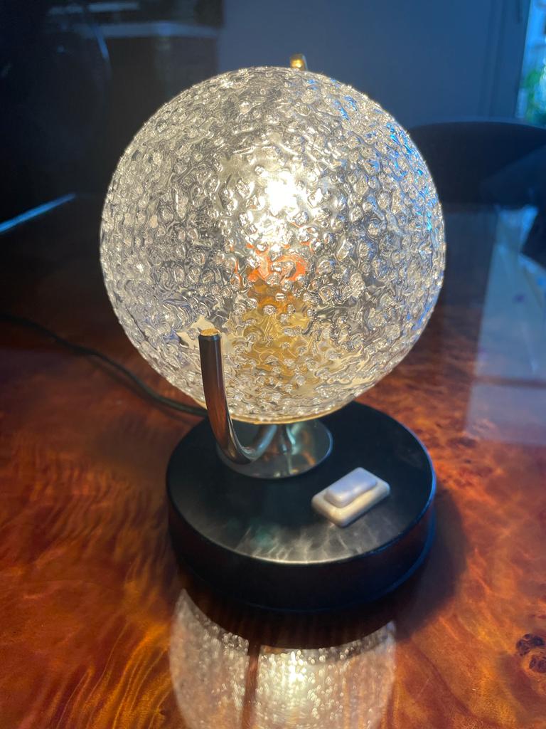 Table lamps globes 70s
