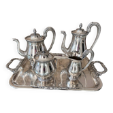 Saint Medard silver metal tea set