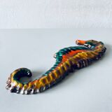 Ceramic wall seahorse