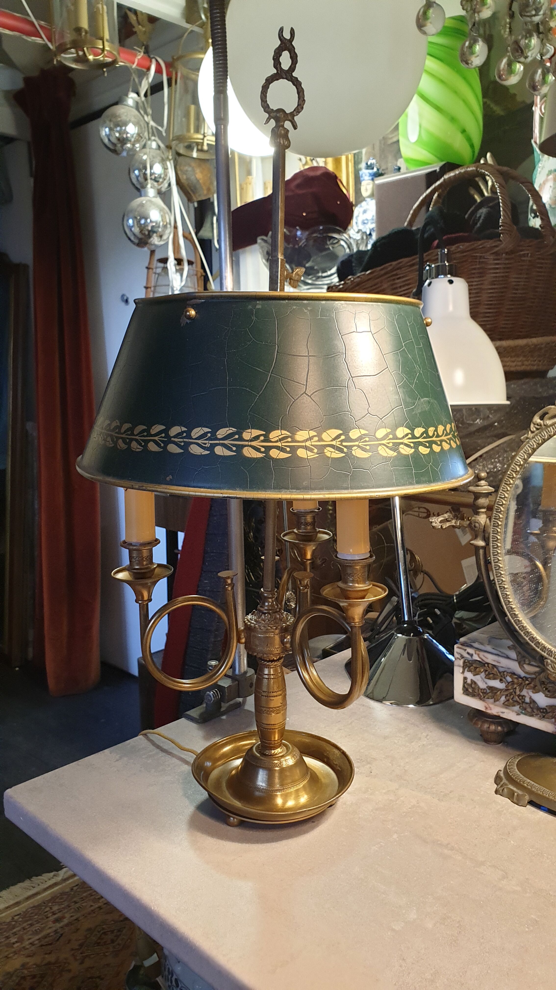 Lamp hot water bottle hunting horn