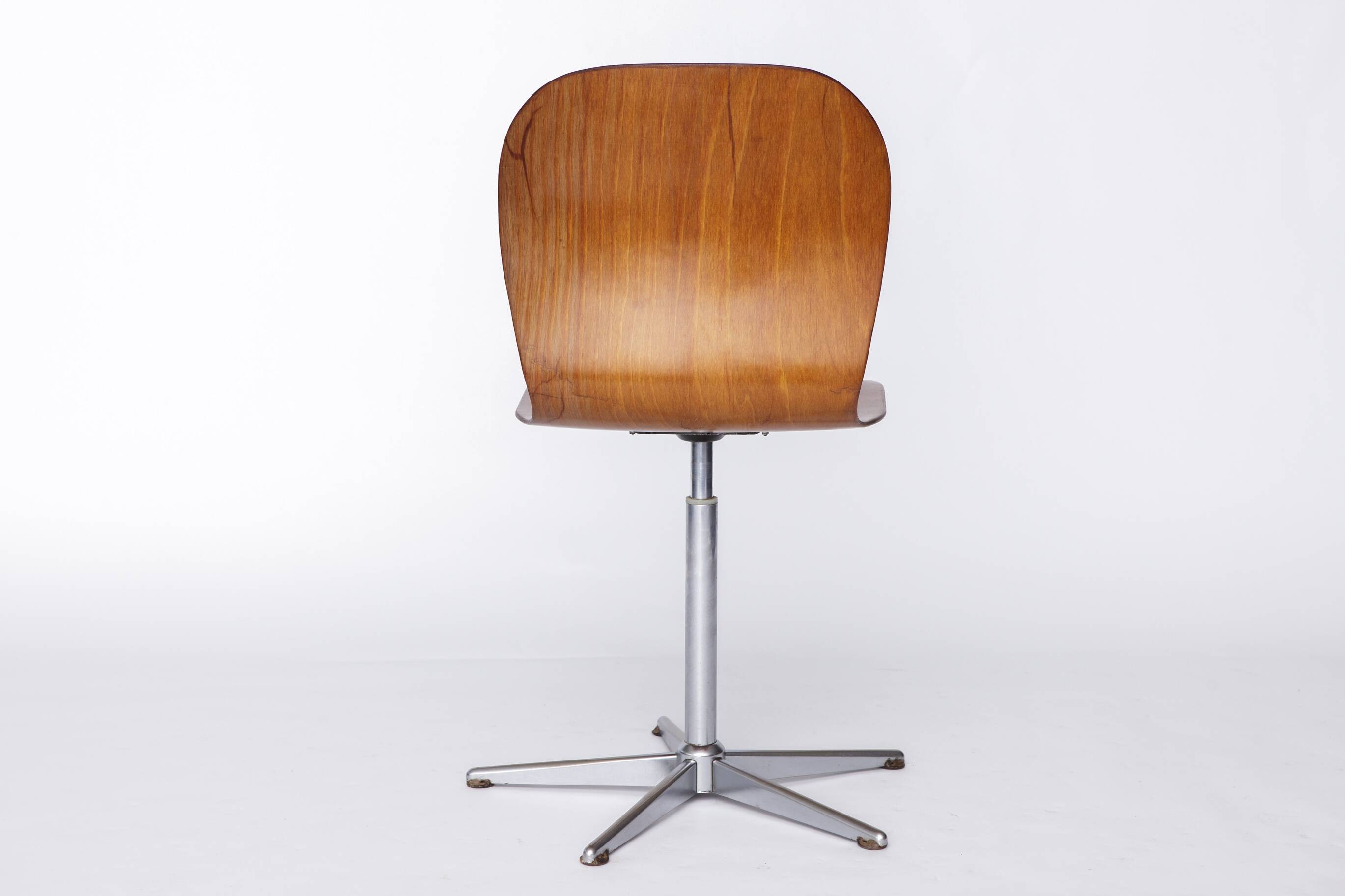 Vintage Pagholz Swivel Chair 1960s, Industrial School Chair