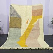 Tapis beni mrirt fait main traditionnelle taille 150 x 250 cm
