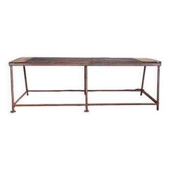 Banc industriel métallique
