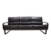 Drabert Lobbytop three-seater leather sofa by Otto Zapf, 1979