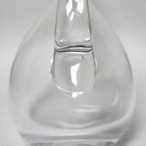 Leaning glass wine carafe