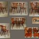 Chaises bistrot Winstub "Bombenstabil" années 50