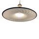 Italian black & white murano glass light pendant