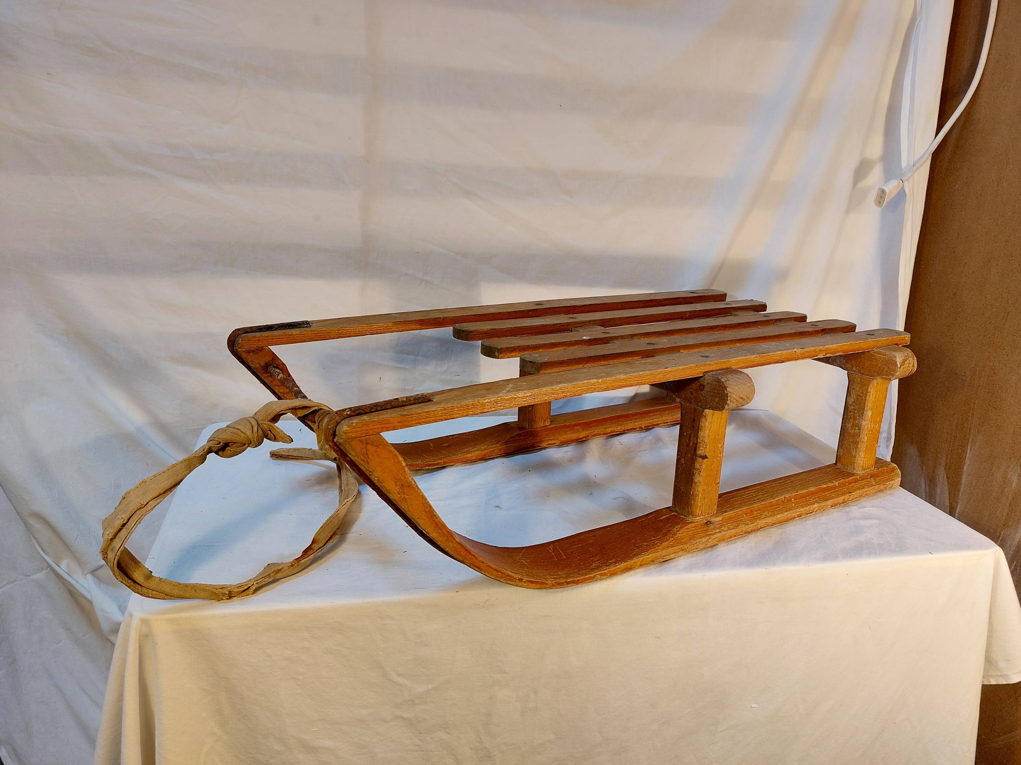 Old wooden sledge
