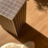 Side table column ceramic tiles
