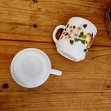 Set of 2 mugs Arcopal model apples