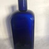 Bottle, blue decanter