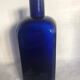 Bottle, blue decanter