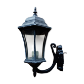 Outdoor wall lantern vintage cast aluminum