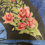 Watercolor with vintage fan