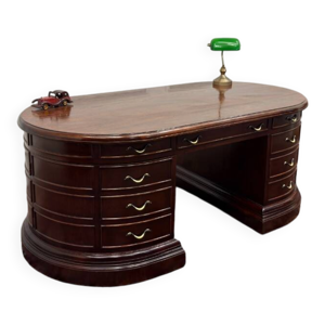 Grand bureau ovale anglais - classique