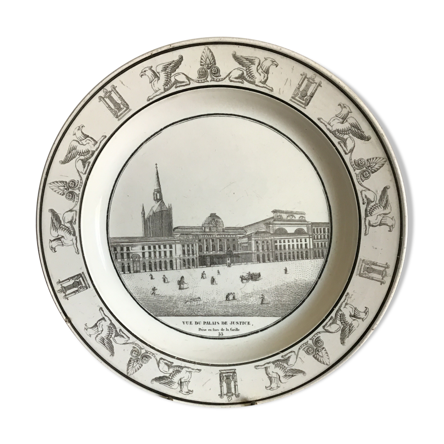 Creil Montereau Plate