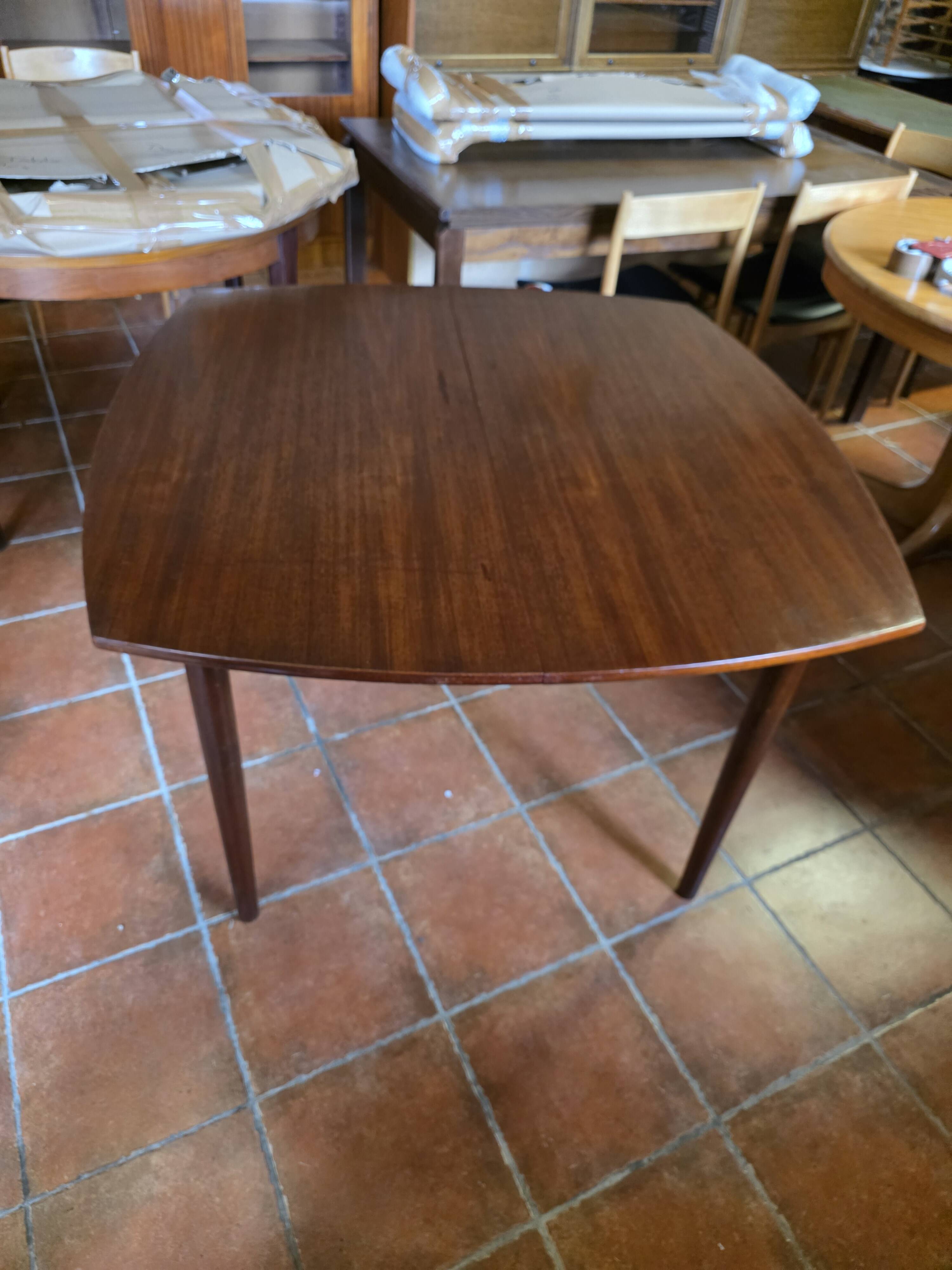 Scandinavian extendable teak table from the 1960s (butterfly extension)