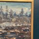 Original  Swedish Oil on Panel – “Rocky Coastline” – Signed – Vintage