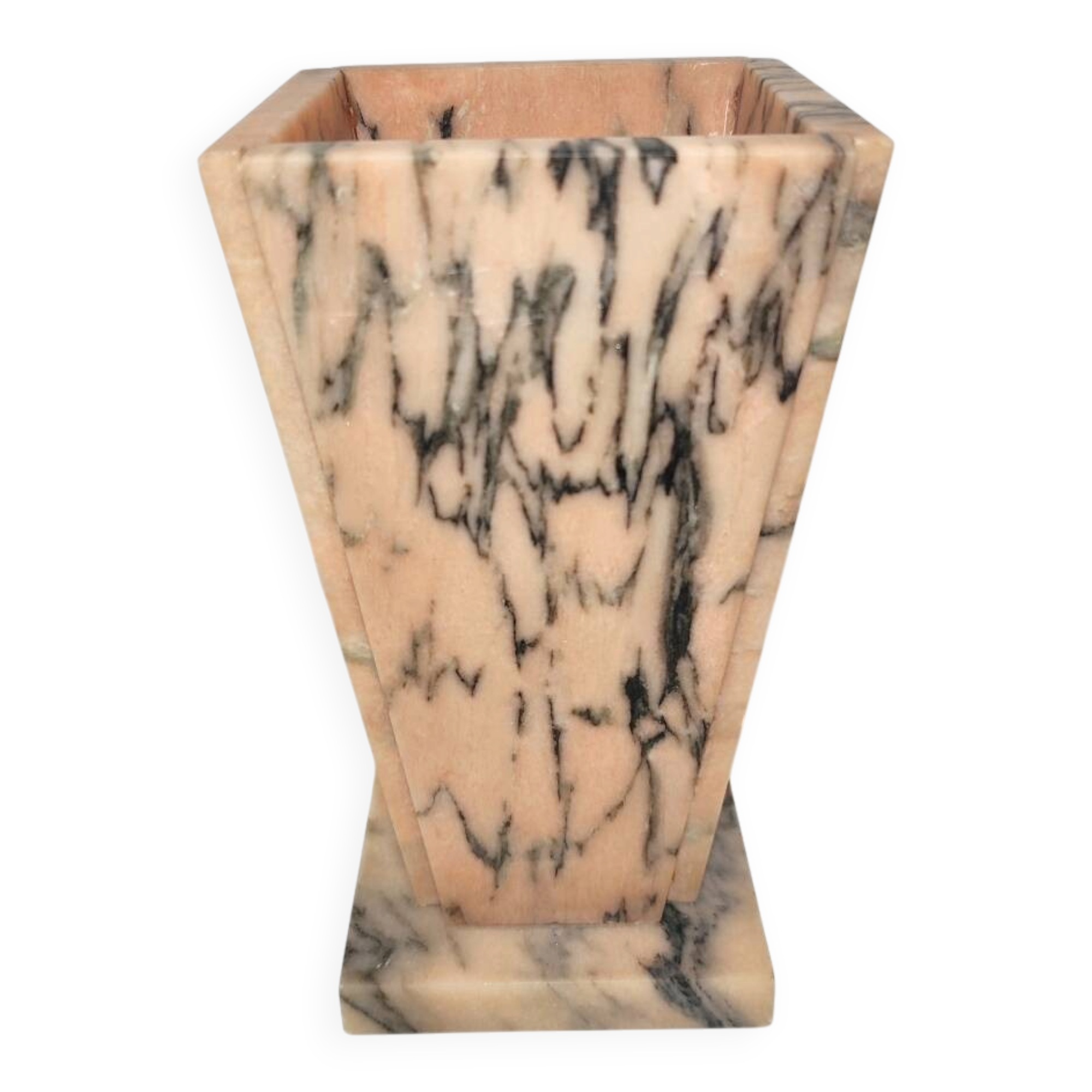 Lámpara de mesa de mármol. España, 1970s.