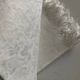Set of 8 fringed napkins in 19th century linen damask