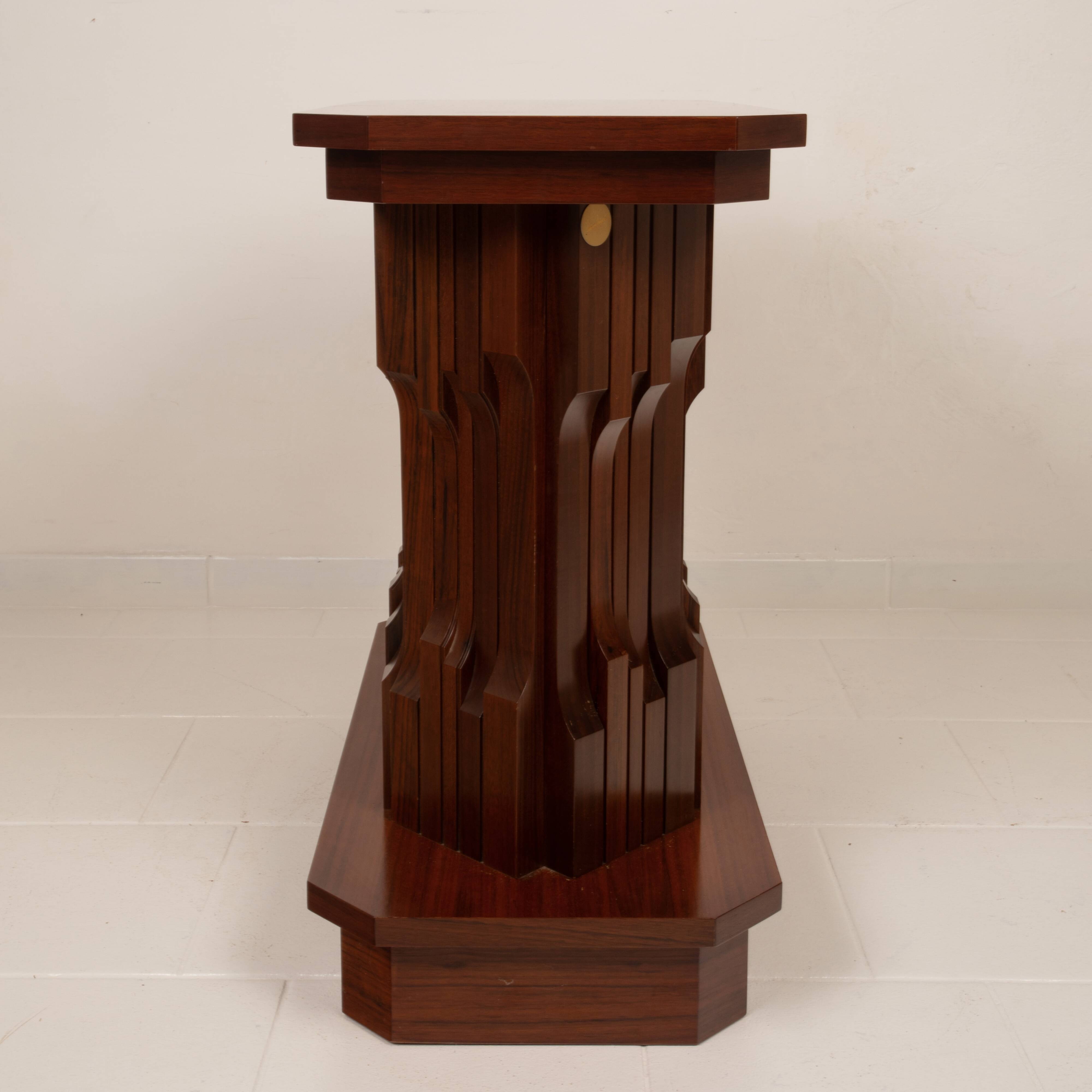 Sculptural multifunctional “Norman” base by Luciano Frigerio — Unique piece