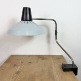 Grey Industrial Factory Office Desk Lamp from Elektrosvit, 1970s