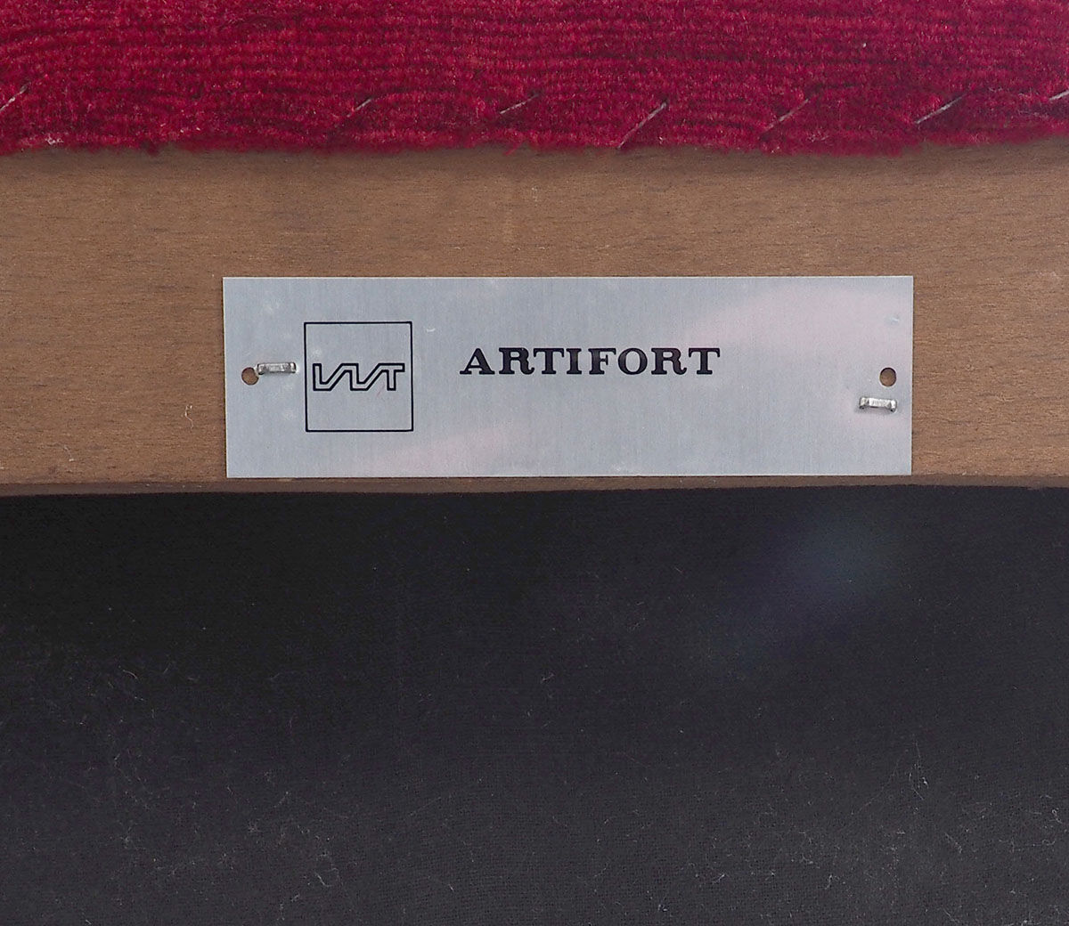 Red Velvet Armchair by Theo Ruth for Artifort, 1950s