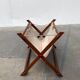 Mid-century folding magazine rack in teak, 1960s
