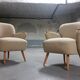 Paire de fauteuils vintage année 50 danois