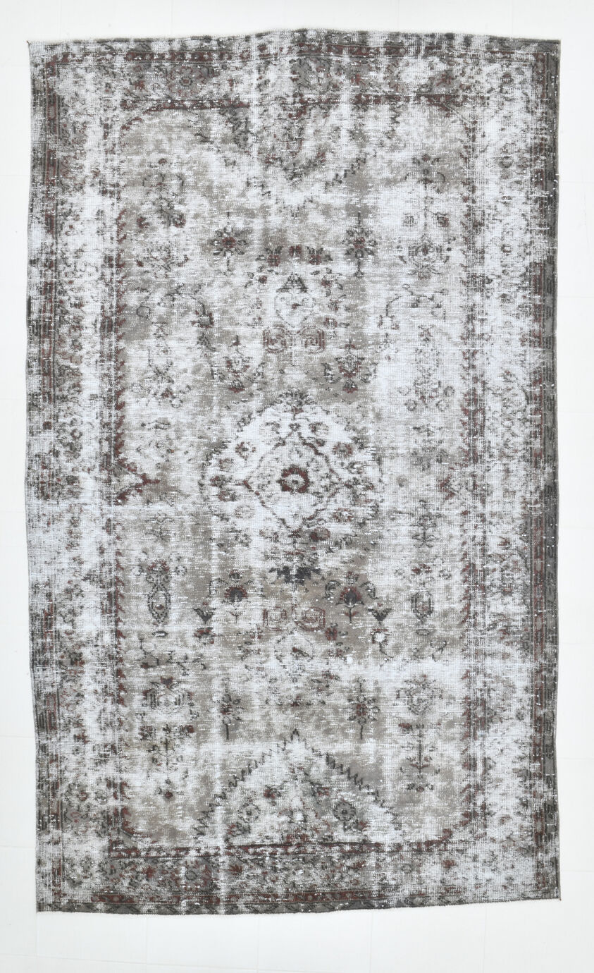 Turkish vintage large living room rug 313x188cm