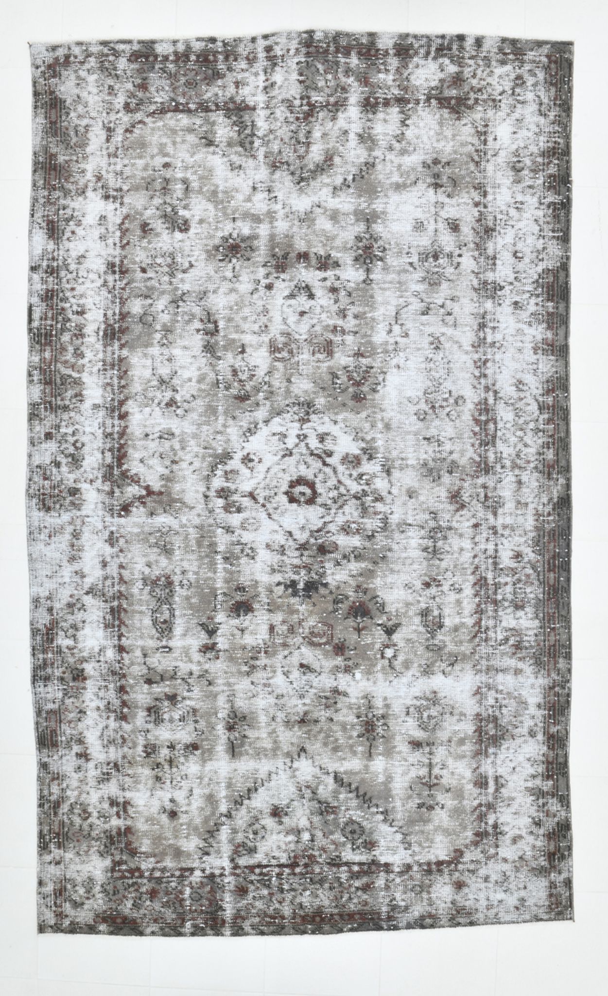 Turkish vintage large living room rug 313x188cm