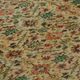 Vintage Turkish Floral Rug Orange and Green 263 x 158 cm