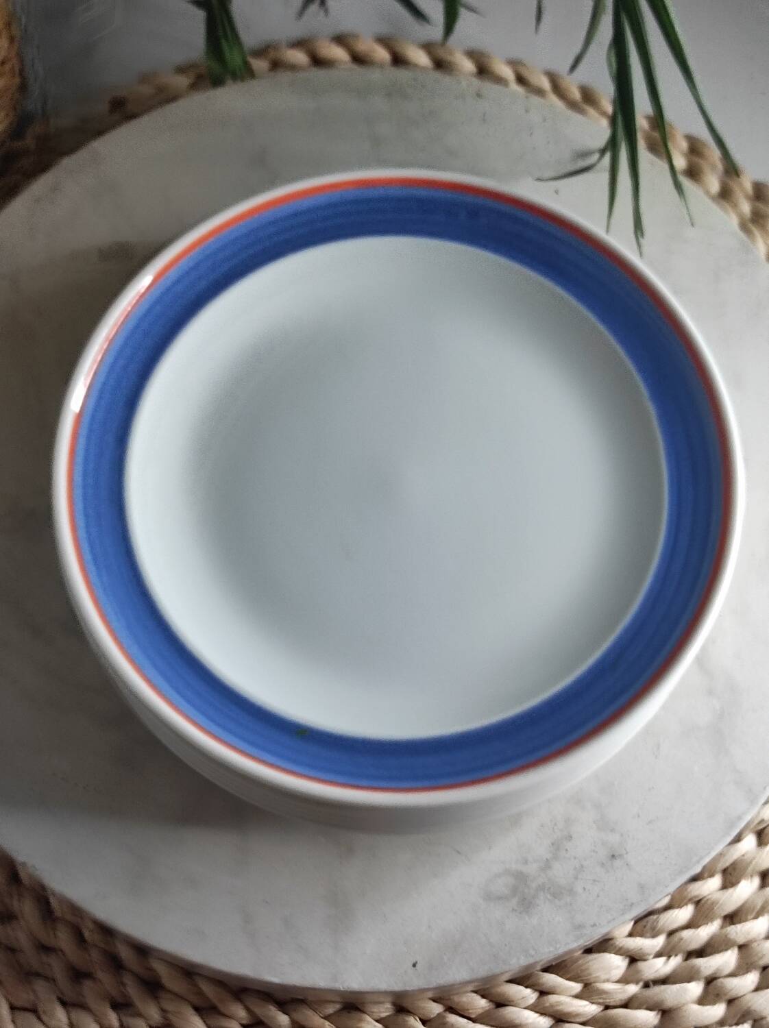 Assiettes à dessert vintage