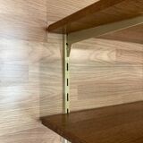 Set of oak shelves, 1950s design.