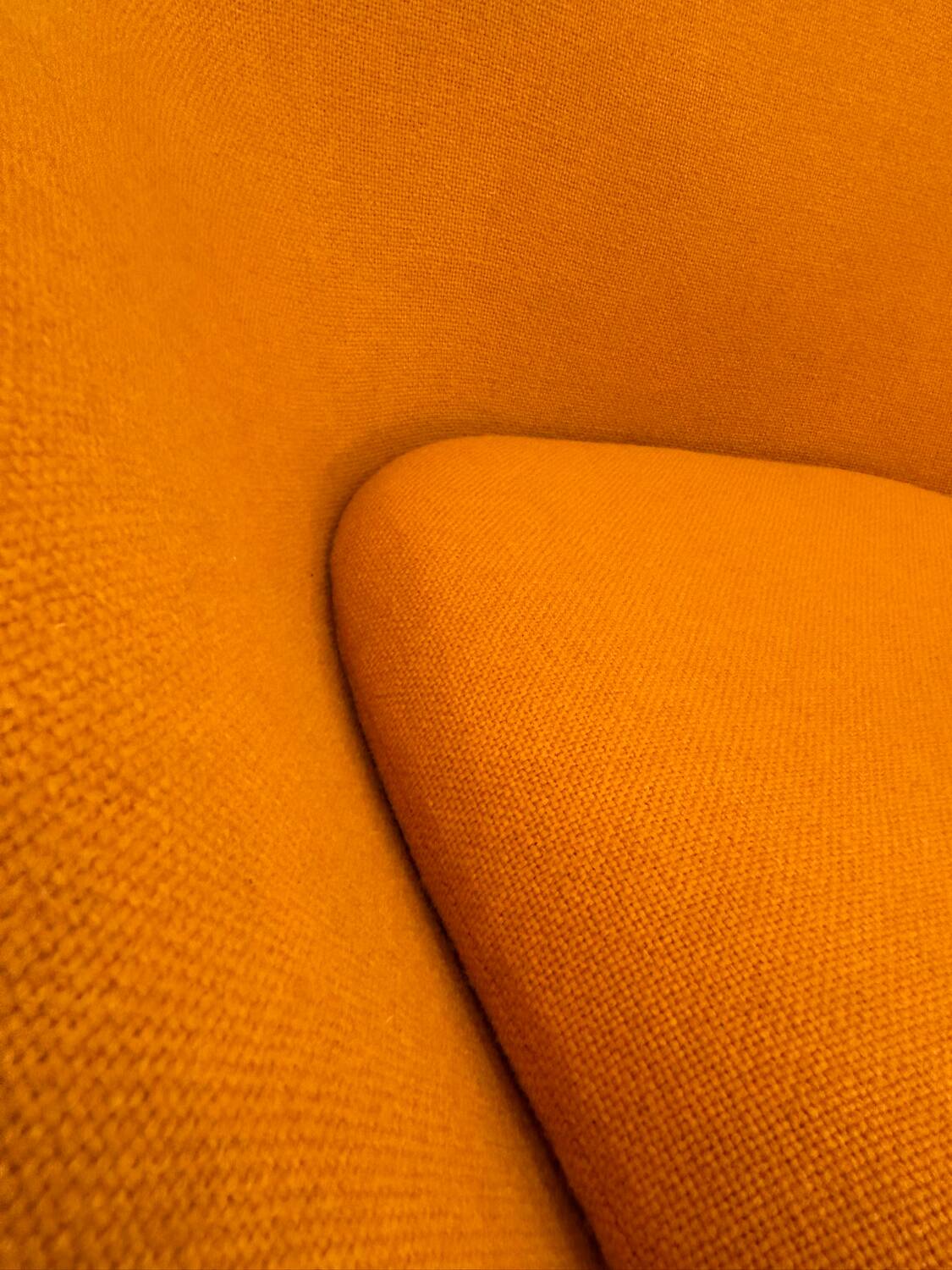 Orange Egg Chair by Arne Jacobsen