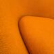Fauteuil Egg Chair orange par Arne Jacobsen